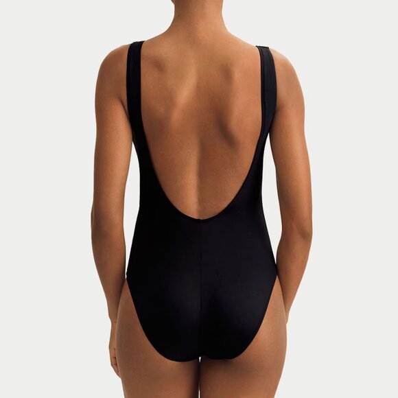 Polo Ralph Lauren Women's Martinique One Piece Swimsuit in Black Size Medium - Picture 3 of 6